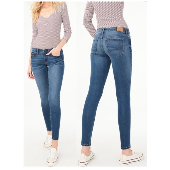 Aeropostale Denim - Aeropostale Skinny Lola Denim Jeans - Dark Wash